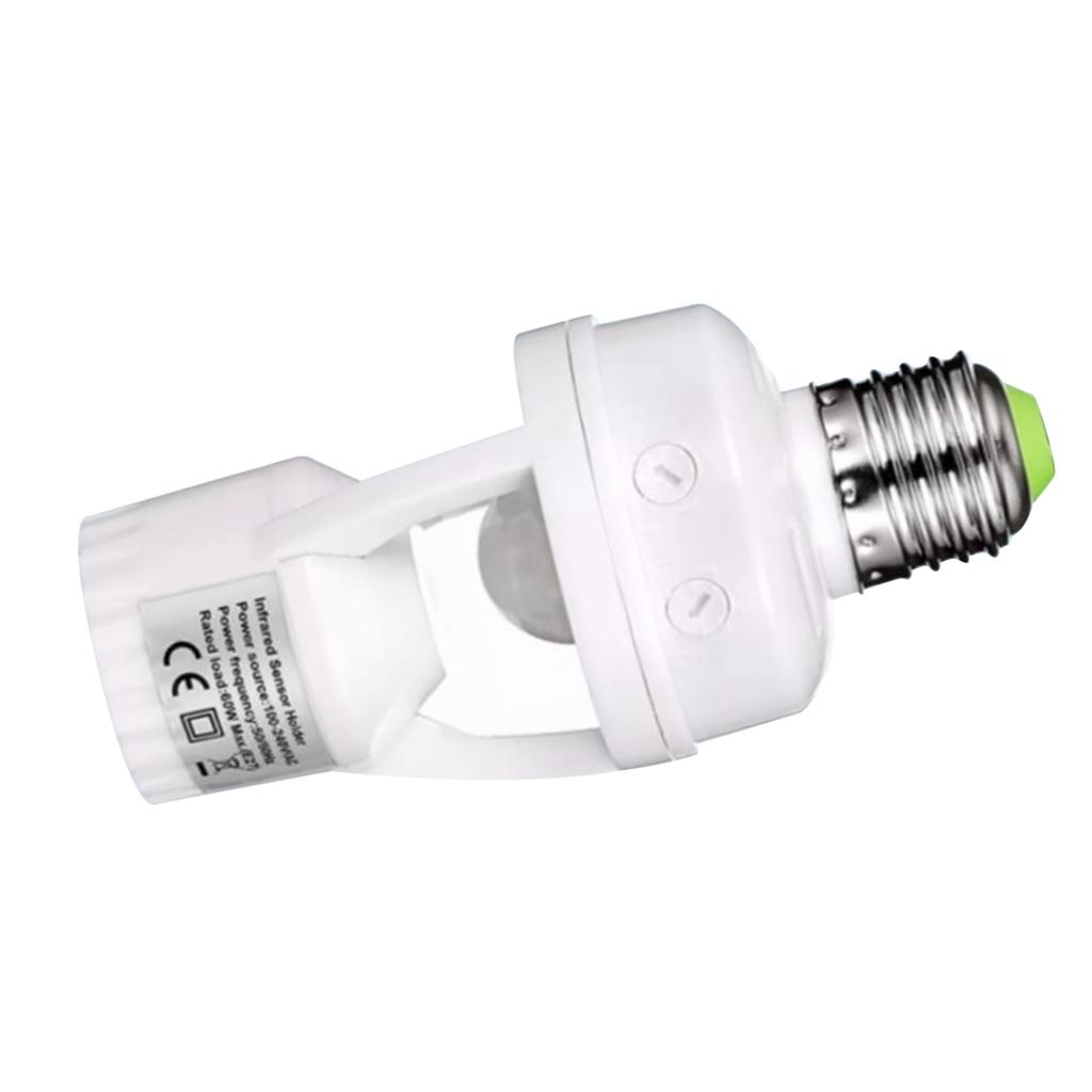Sensor Bulb Light Switch Motion Detection Infrared Induction Adjustable Screw Bulb Control Switch