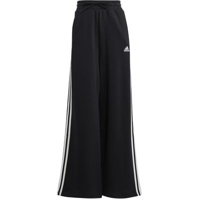 Essentials 3-Stripes French Terry Wide Pants Women Bottoms Black HZ5747