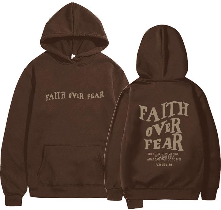 Spring, Autumn And Winter New Style Sweatshirt Fashion Sports Solid Color Letter Print Long Sleeve Pullover Hooded Sweatshirt