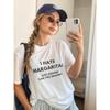 Odio las Margaritas Es Broma ¿Te Imaginas Camiseta Divertida de Cóctel Amante del Tequila Harajuku Manga Corta Ropa Estética Casual