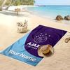 Ajax Amsterdam Personalisiertes Bedrucktes Strandtuch Fußballlogo Unterstützung Benutzerdefinierter Name Text Saugfähiges Handtuch Für Sport Reisen Besonderes Geschenk