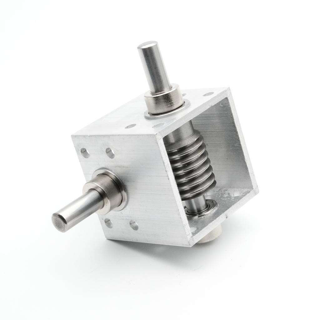 1:20 8MM High Torque Metal Gearbox Worm Gear Reducer DIY Robot Toy Car Precision Gear Ratio For Enhanced Performance