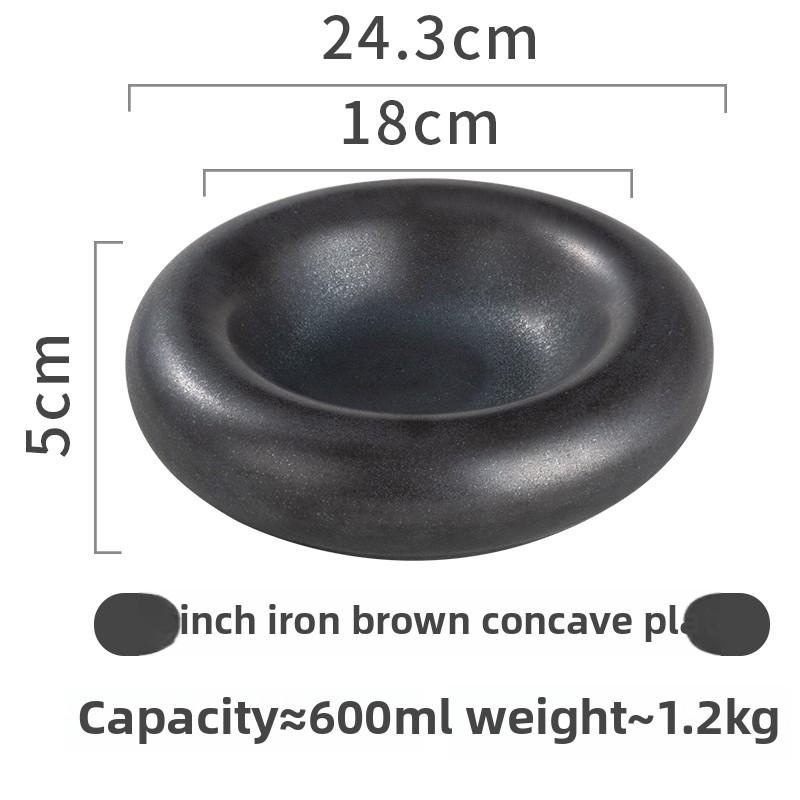 Molecular Gastronomy Tableware Appetizer Plate Sashimi Plate Creative Restaurant Circular Insulation Ceramic Dessert Plates