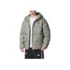 New Adidas Down Jackets Men's Gray Green KC2479