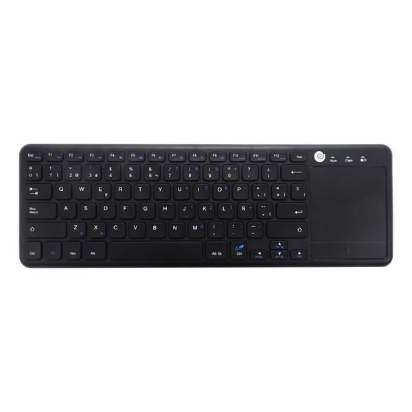 Bezdrátová klávesnice - CoolBox - COO-TEW01-BK - Černá - Touchpad - QWERTY