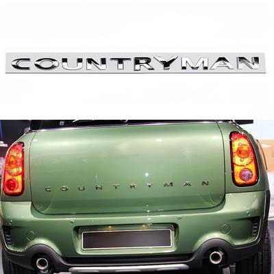 1 ud. Insignia Emblema Pegatina Letras 3D ABS Logo Countryman para Maletero Trasero de Coche para R60 F60