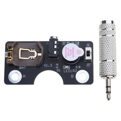 Tragbarer CW-Signaltrainer Code-Trainer Morse-Tastentrainer Stromversorgung durch CR2032-Batterie Zur Verbesserung der Rhythmusvisualisierung