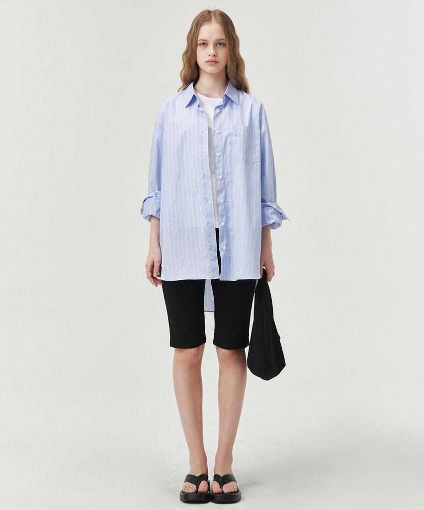 LOVLOV Over Fit Stripe Shirt