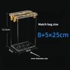 Square Rice Brick Cereal Crop Mold Shaping Transparent Acrylic Rice Brick Bags Mold Coarse Grain Packaging Vacuum Bag Forming Box Molds