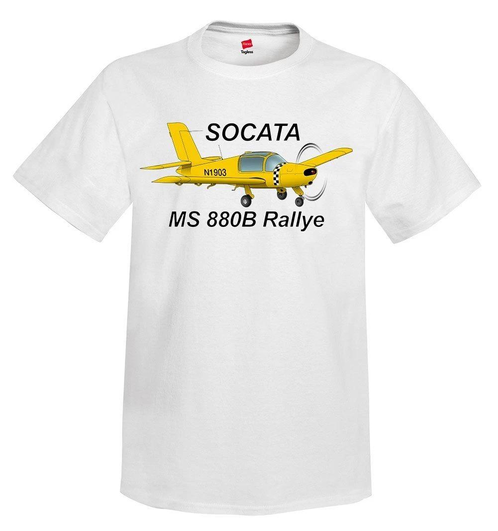 Socata Morane-Saulnier Rallye Minerva Airplane T-Shirt - Personalized L