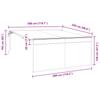 Retractable Awning Anthracite 300 X 250 Cm