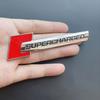 3D Metaal Supercharged Embleem Badge Sticker Auto Sticker Voor Audi Q7 S Line A6 C6 A8 D4 S4 B8 S6 C5 V6 Supercharged Logo Accessoires