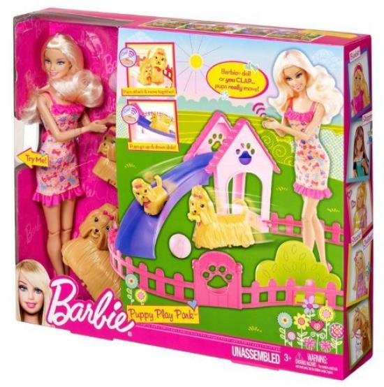 barbie Doll Barbie Puppy Play Park and Barbie Doll Giftset [item]