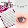 10-Row Autumn Leaf & Sunflower Faux Eyelashes - Flat, Glue-Free