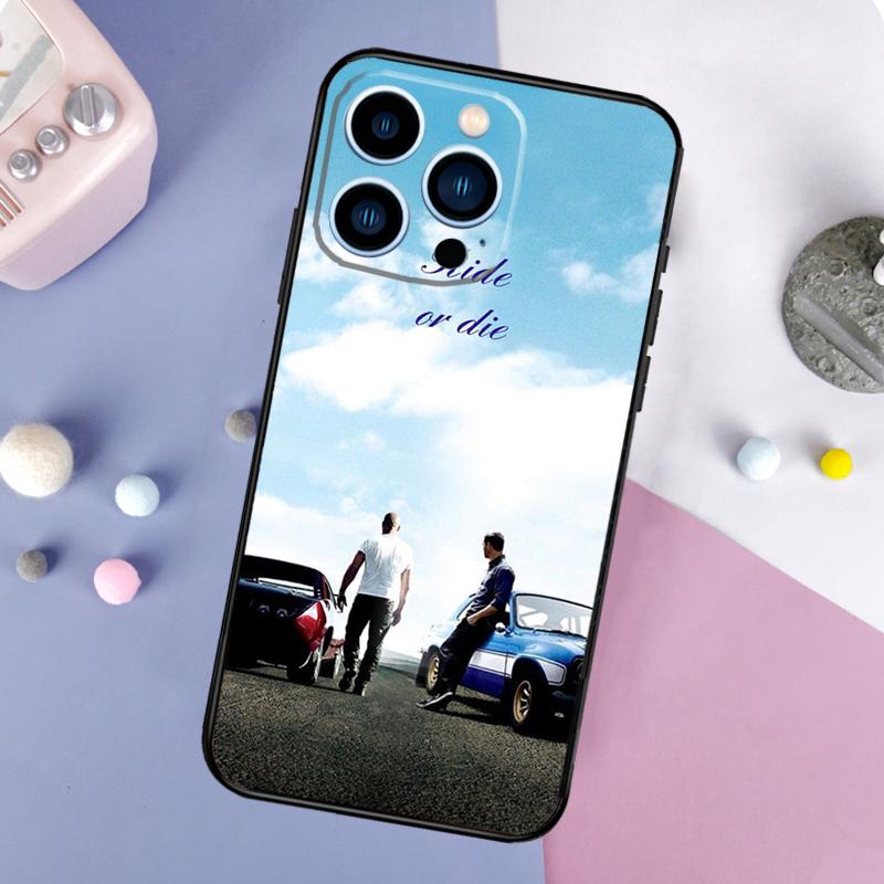 Fast and Furious Moive Case For iPhone 16 15 14 Pro 11 12 13 Pro Max XS X XR Plus 12 13 Mini Soft Cover