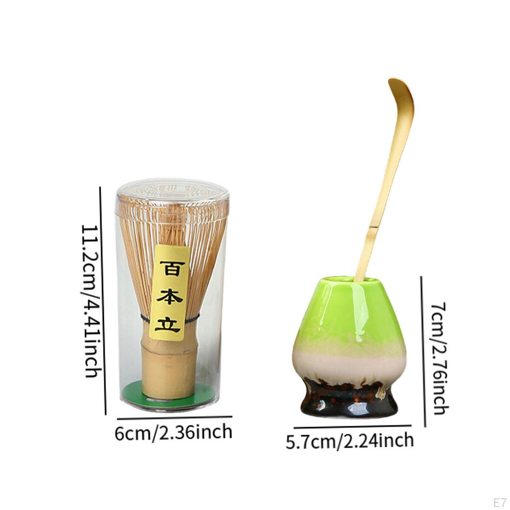 Japanskt Matcha-set Moderna teverktyg Tillbehör Bambuvisp, Keramisk visp