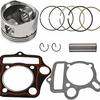52.4mm Cylinder 110CC 4-Stroke Engine Piston Kit Motor For Jialing Zongshen Lifan Motoblock ATV