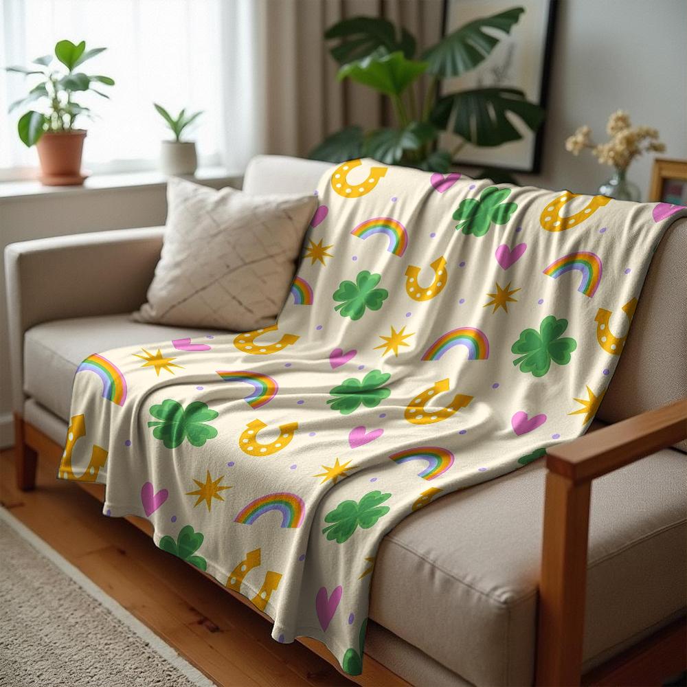 Cloud Vortex Tunnel Sky Soft Flannel Blanket Breathable Warm Throw for Office Car Sofa Kids Room Birthday Xmas Gift