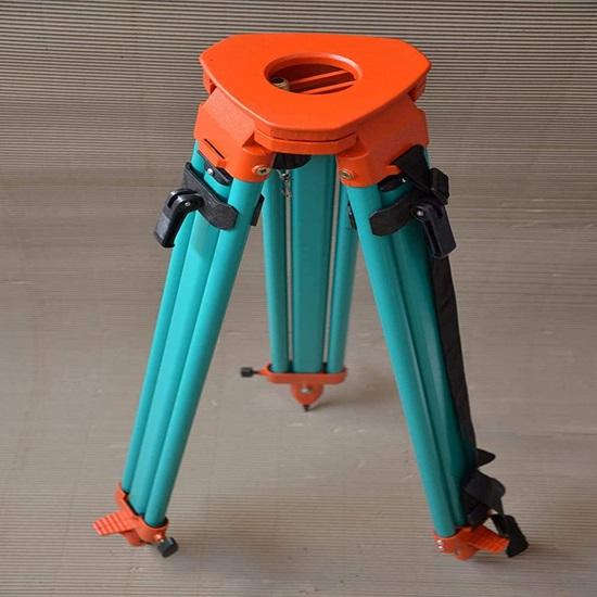 Otomatik Seviye, Teodolit ve Toplam İstasyon İçin Doğrudan Alüminyum Döküm Çift Kilitli Tripod