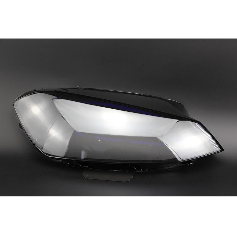 Car Front Headlight Cover For VW Golf 7.5 MK GTI 2018 2019 2020 Plexiglass Replace Original Lampshade Clear Lens Car Accessories