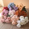 Rose Wall Decor Artificial Flowers For Wedding Home Photography With Silk Material