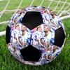Erling Haaland Soccer Ball Size 5 Colorful Machine Stitched PVC Competition Ready Durable High-Bounce