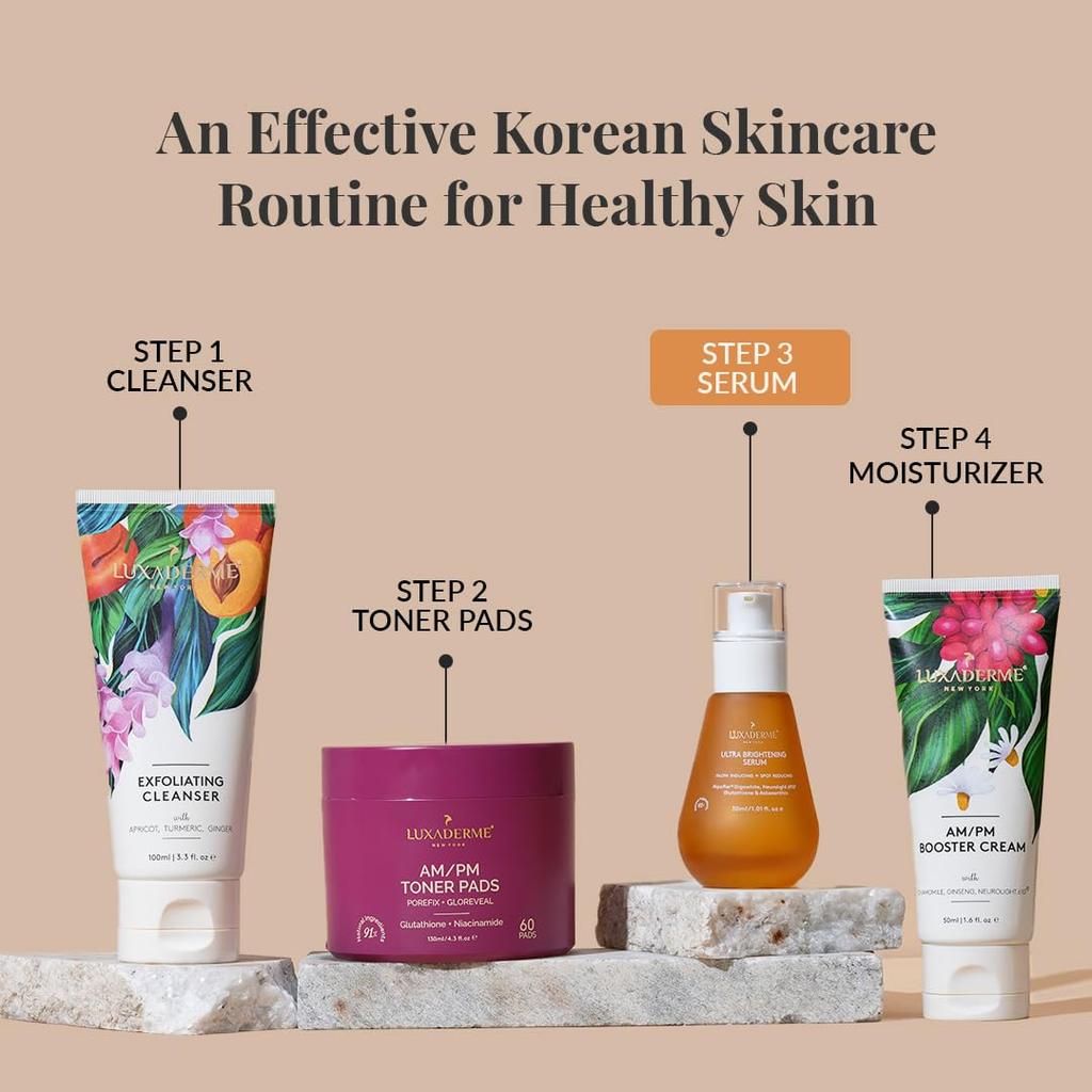 Ultra Brightening Korean Face Serum with 77% Yuzu, Vitamin C Rich, Glutathione & Niacinamide | | Vegan Korean Skincare for Men & Women | 30ml