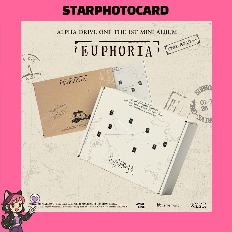 

[READY STOCK] ALPHA DRIVE ONE - 1ST MINI ALBUM EUPHORIA STAR ROAD Ver STAR ROAD VER