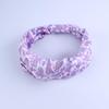 European American Bohemian Print Yoga Headband - Retro Style, Sweat-Absorbing Hair Accessory for Sports & Fashion.