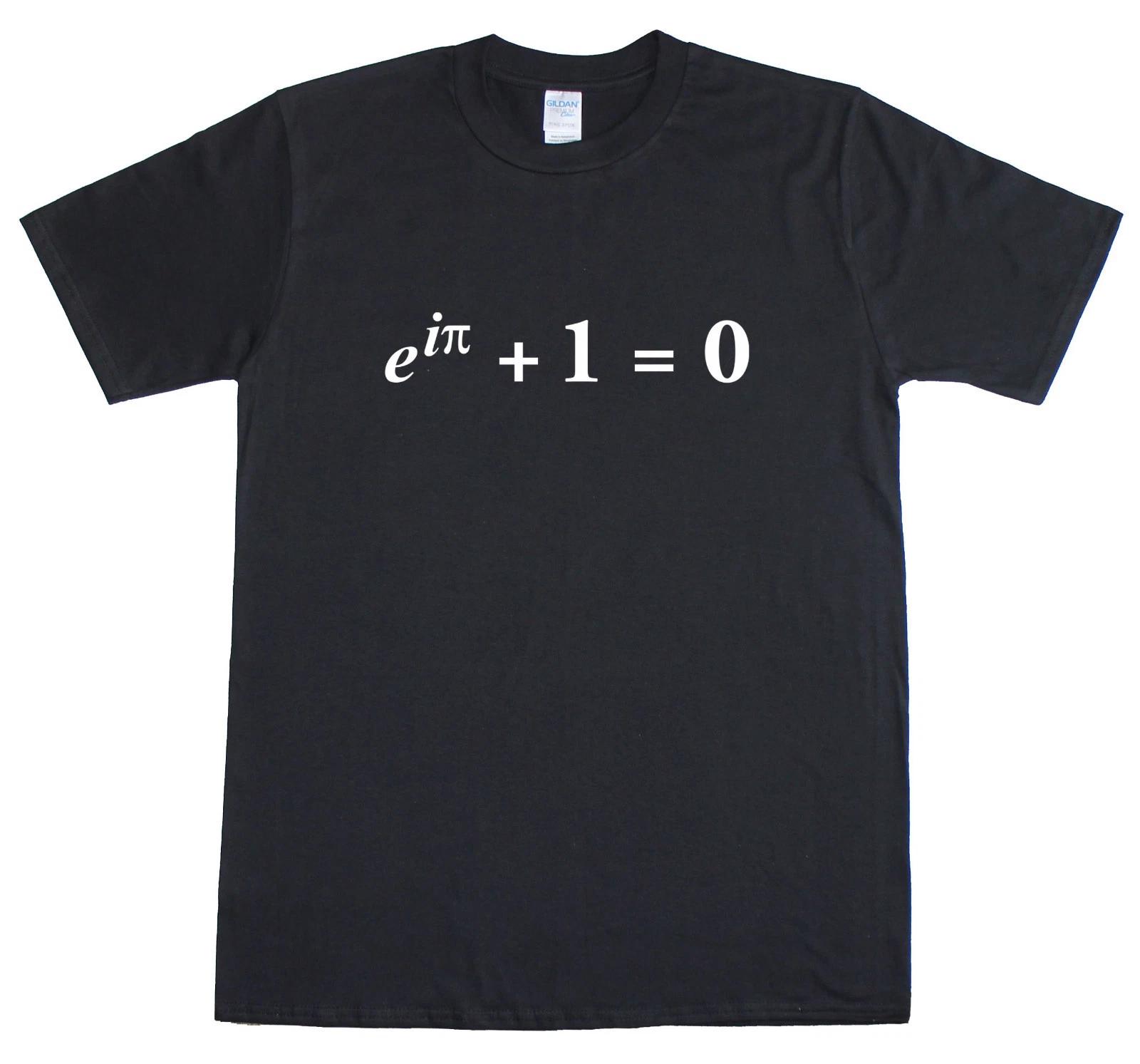 Mens T Shirt Science Geek Euler s Identity Equation 100% Cotton Preshrunk Top XL