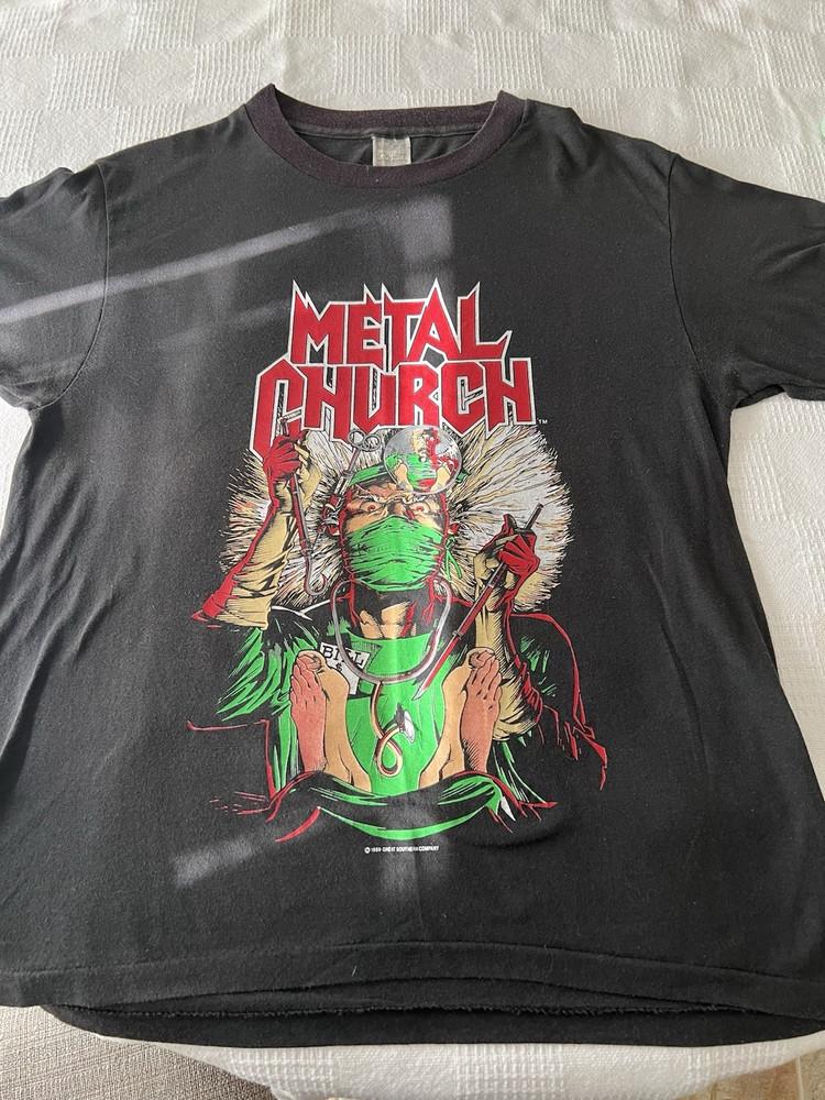 

Metal Church Fake Healer Heavy Metal Band Reprinted Men#039s Tee NZ1640 Unisex T-Shirt XXXL