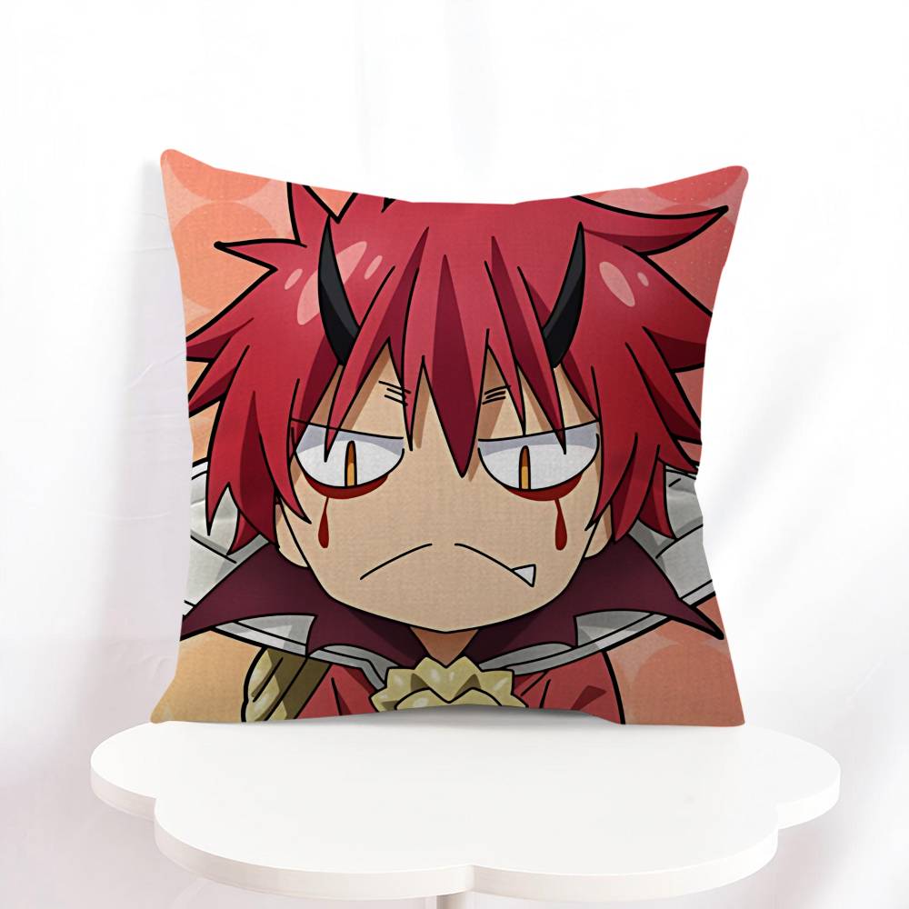 

Аниме-подушка T-Tensura Аниме-подушка Подушка для головы на диван-кровать Наволочка Чехол для подушки 45x45 см Мода 16x16Inch