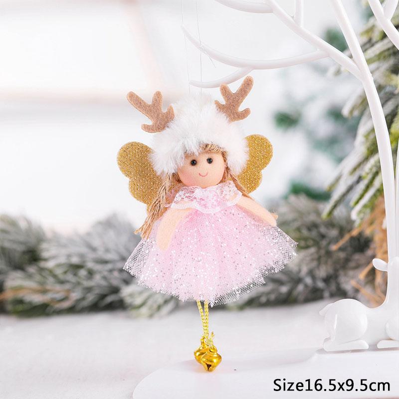 New Year 2025 Christmas Elf Doll Ornaments Xmas Tree Hanging Pendant Navidad 2025 Santa Kids Gift Christmas Home Decoration