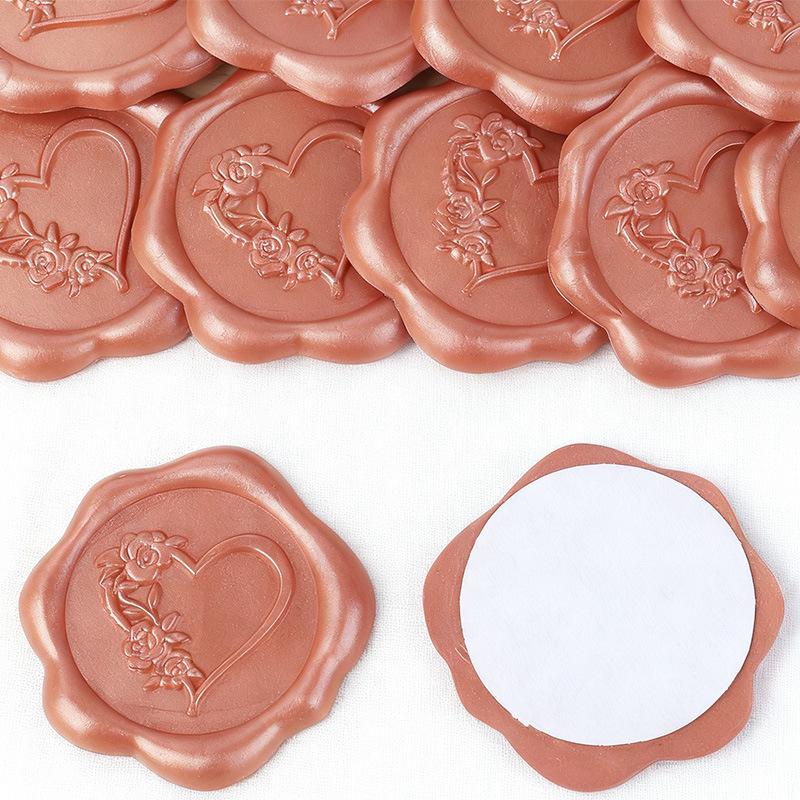 Wax Seal Stamp Kit: Embossed Stamp, Sealing Wax, Stickers for Envelopes, Postcards, Love Letters, and Gifts