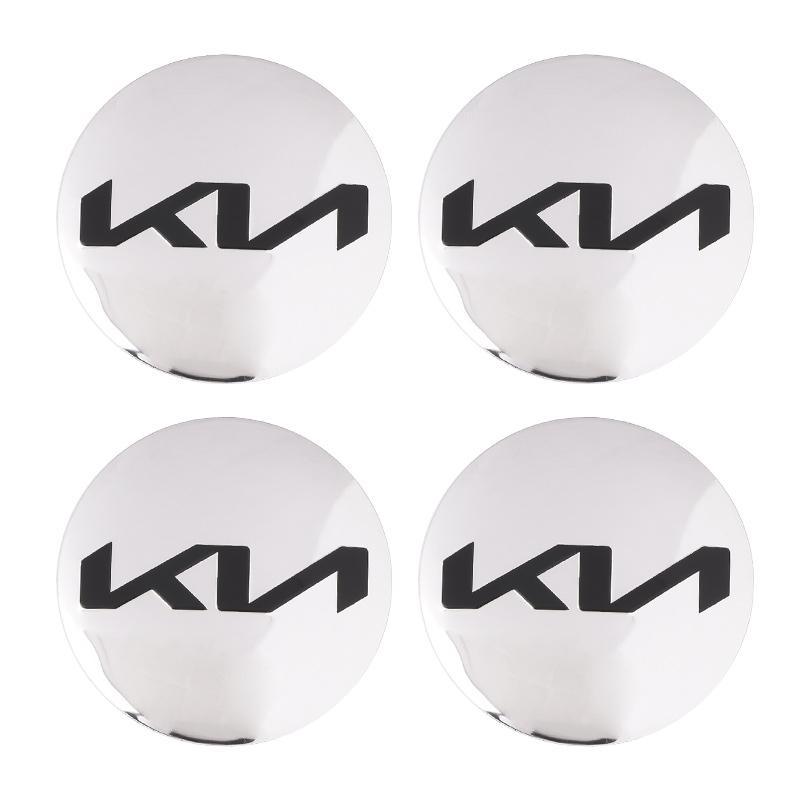 AHN1 Opakowanie 4 szt. Naklejki na felgi samochodowe 56 mm Do Kia Sportage Ceed Picanto Rio ProCeed Niro 5 3 4 K7 K5 K8 K3 Ray K9