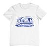 Summer Men's Popular Round Neck Short Sleeved T-shirt with Alphanumeric Printing Soft and Loose Oversized T-shirt for The Street