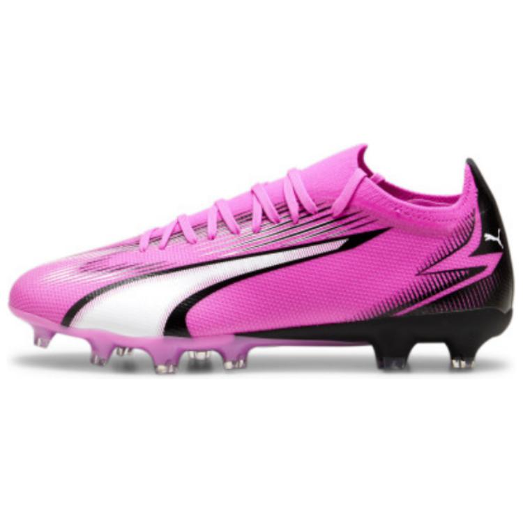 Puma Ultra Match Low AG FG Soccer Shoes Unisex Soccer Shoes Pink White 107754-01
