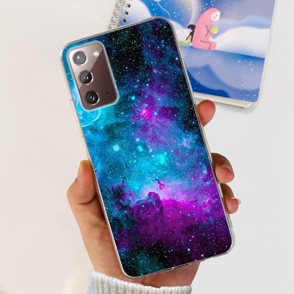For Samsung Note 20 5G Case SM-N981B Popular Flower Slim Soft Silicone Phone Cover For Samsung Galaxy Note20 Ultra 5G Funda Capa