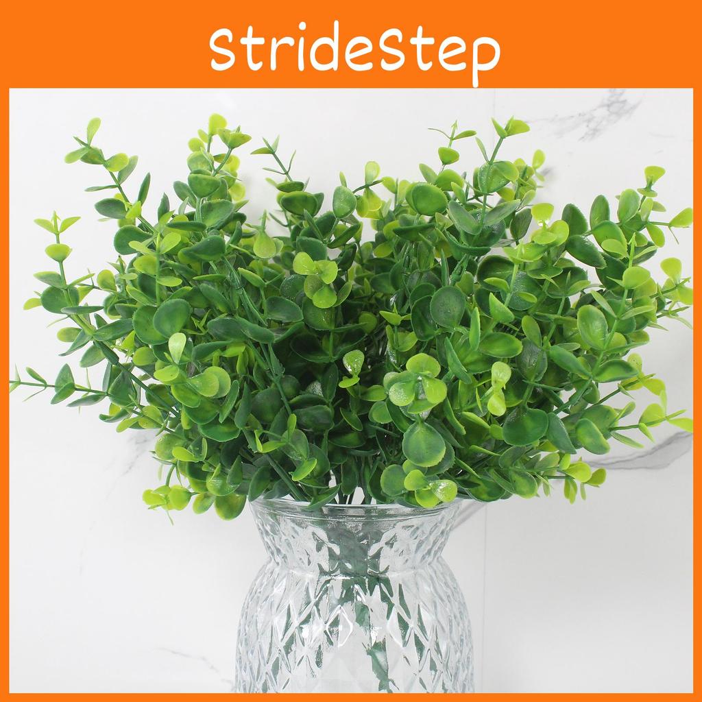 Plant Green Eucalyptus Artificial Waterresistant Foliage For Interior Home