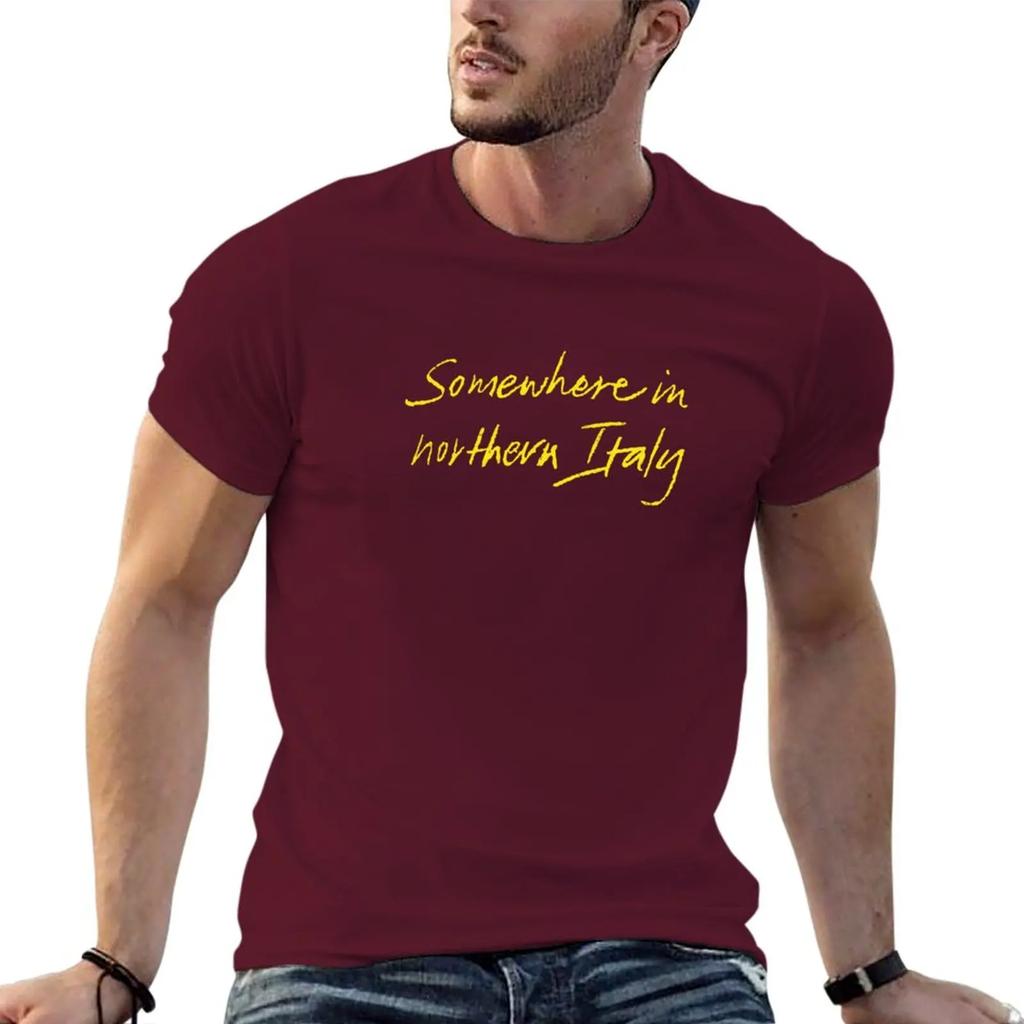 Somewhere in northern Italy... T-Shirt Anime t-shirt custom t shirts design your own summer top t-shirt