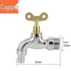 LANGZHIWEN Outdoor Anti-theft Double Outlet Brass Faucet