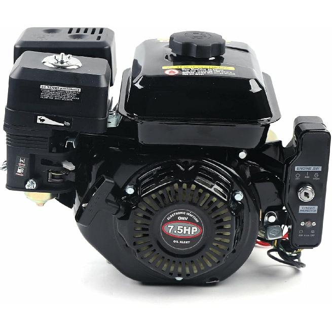 7.5HP Gas Engine Electric Start Side Shaft Motor HVO Gasoline Engine 3600RPM Used for Compressor Ripper, Lawn Mower