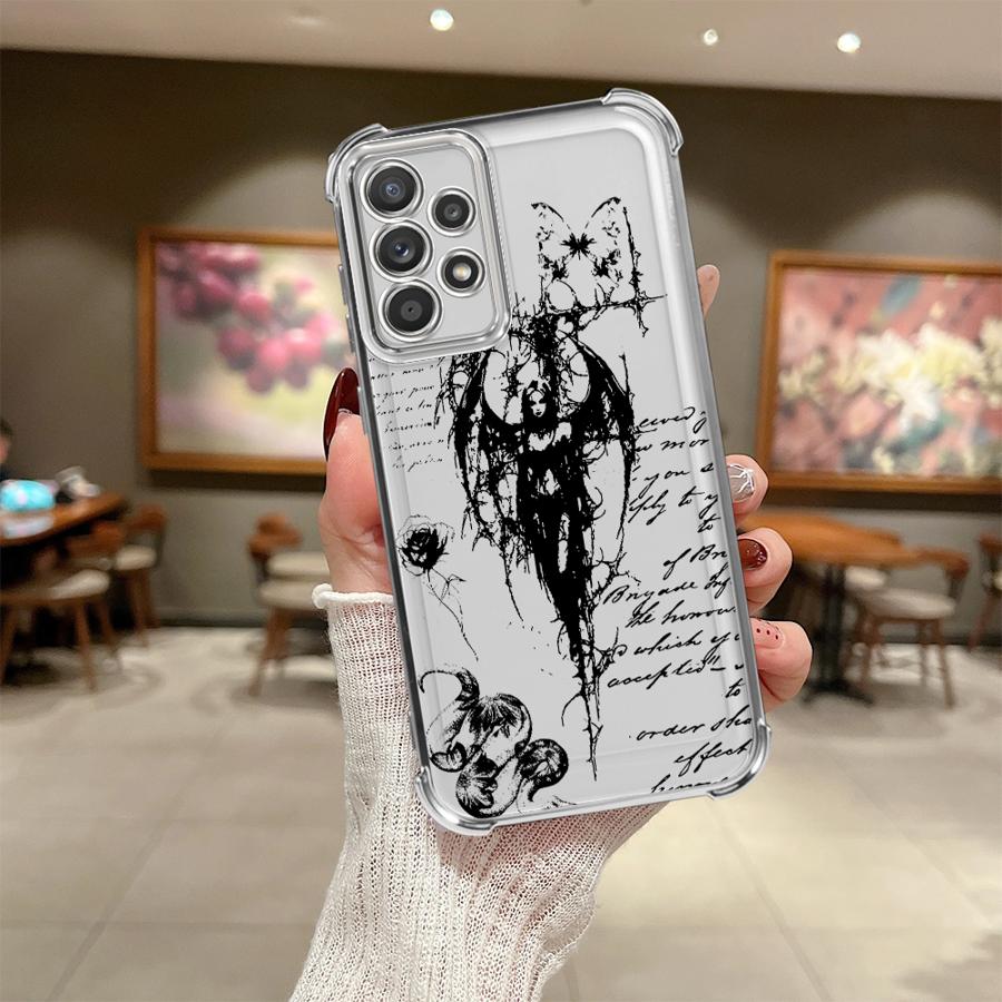 Custodia Retro Cupido Angelo per Samsung Galaxy A24 A52 A54 A34 A15 A05 A33 A50 A07 A53 A73 A13 A12 A03 A23 A51 A14 A04 A16 A06
