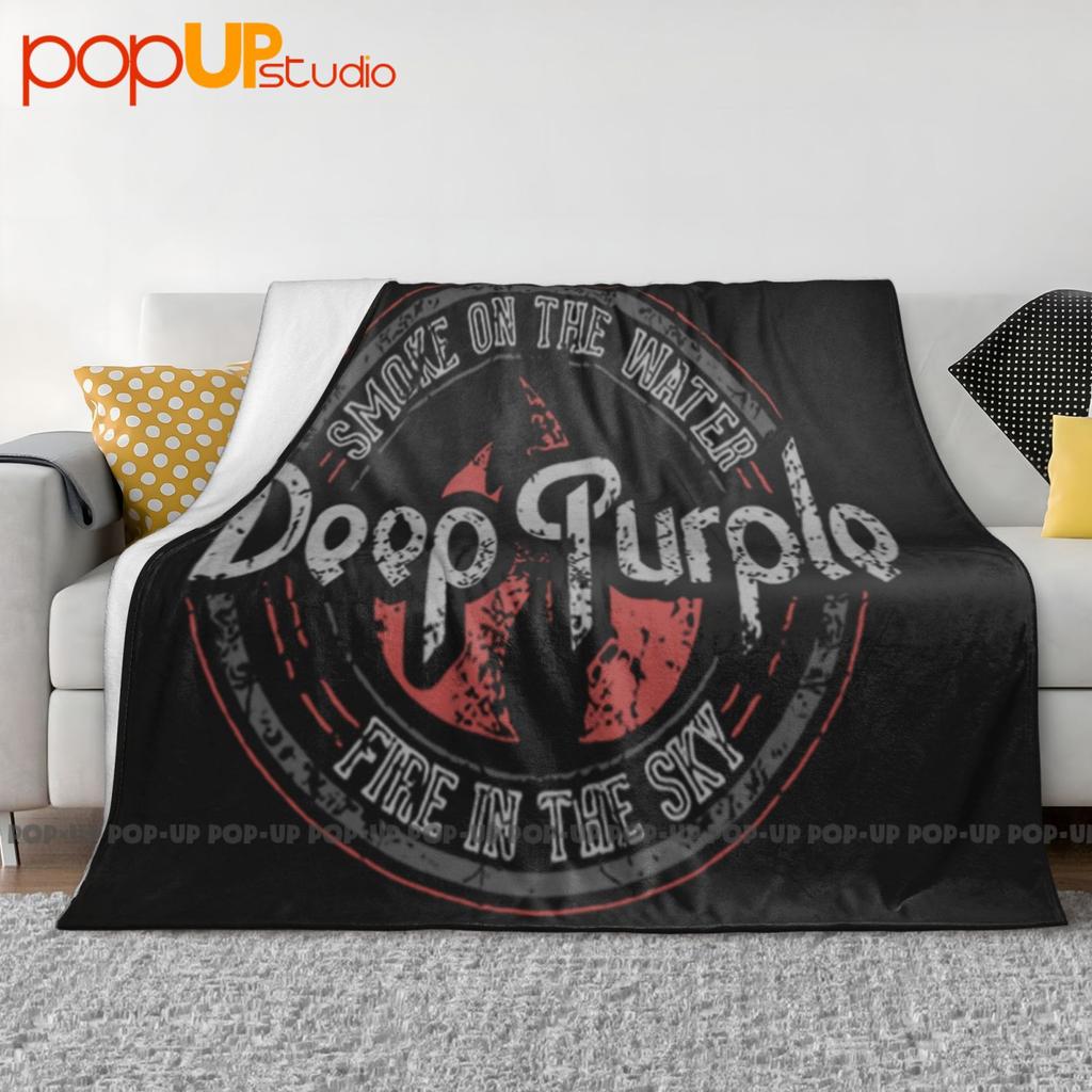 Deep Purple Smoke Circle Ultra-Soft Blanket Quilt Winter Sofa Cover Bed Covers