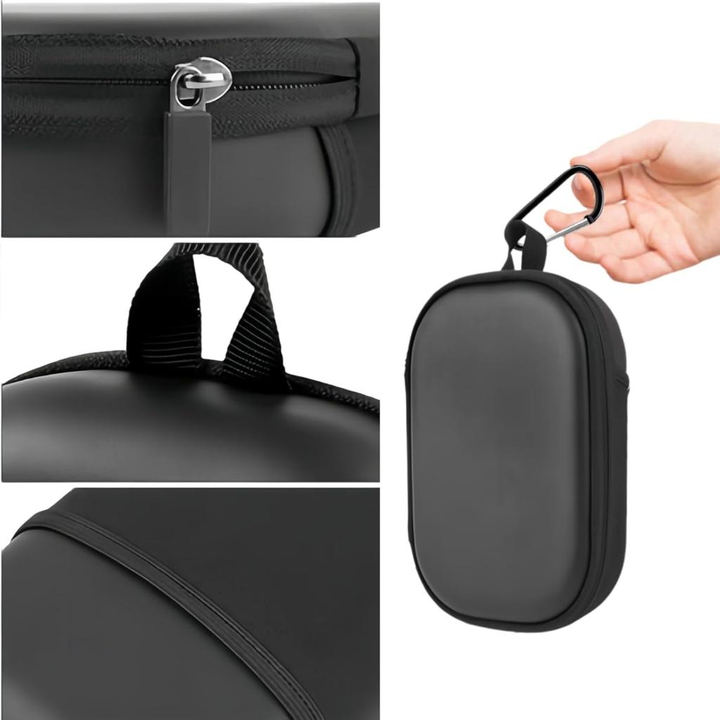 Kopfhörer-Hülle für Bose QC45/QC35/QC25/QC15/QC Ultra II/Ultra Gaming Headset, QC25, PU-Hartschalen-Reise-Tragetasche mit Kabelaufbewahrung für