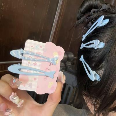 Fermaglio per capelli a forma di pesce cartone animato carino: Accessorio Becco d'Anatra Dolce, Fresco e Versatile