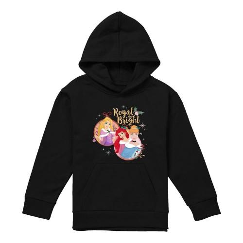 Disney Princess Childrens/Kids Royal And Bright Heather Christmas Hoodie