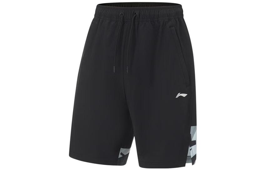Li Ning Fitness Series Sports Shorts Men s Black Moderate AKST449-1 M
