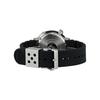 Seiko Solární pohon Silikonový řemínek Hodinky Pánské hodinky Černý ciferník SNJ035P1