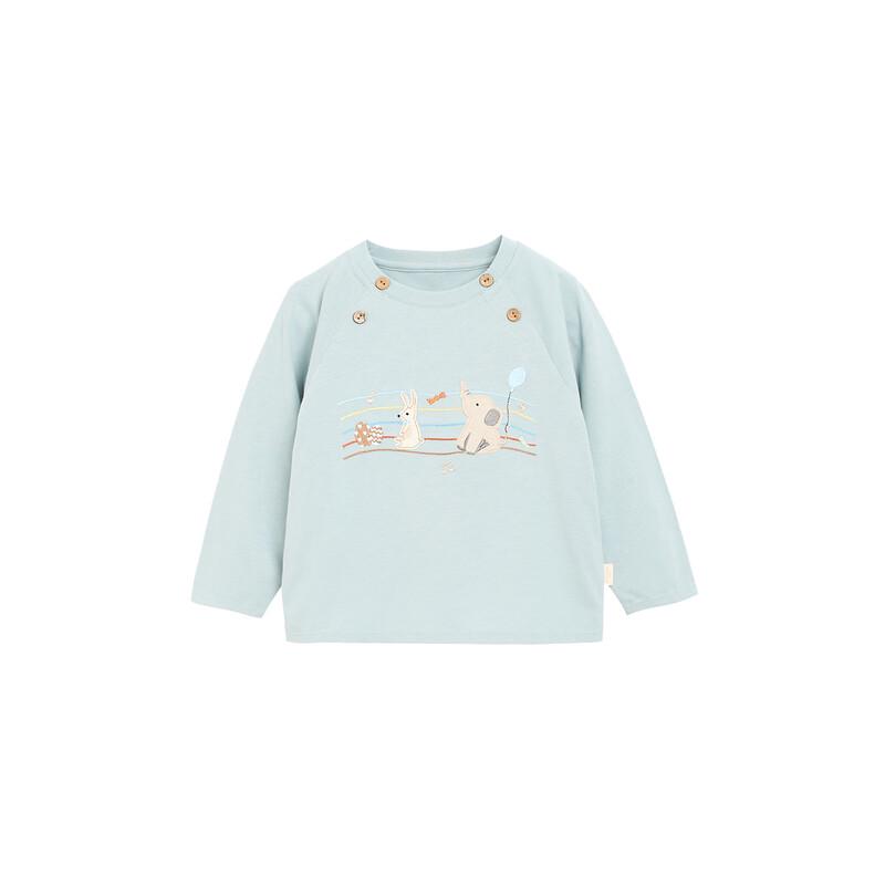 Kids' Pure Cotton Embroidered Long-Sleeve T-Shirt